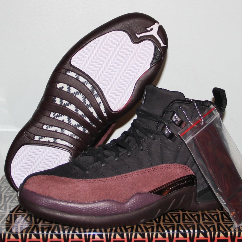 Nike Air Jordan 12 Retro SP A Ma Maniere Womens 8 Mens 6.5 Black